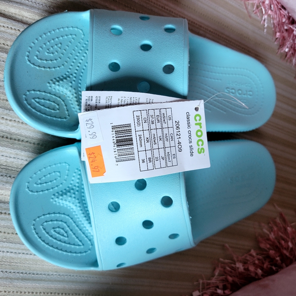 Blue Crocs